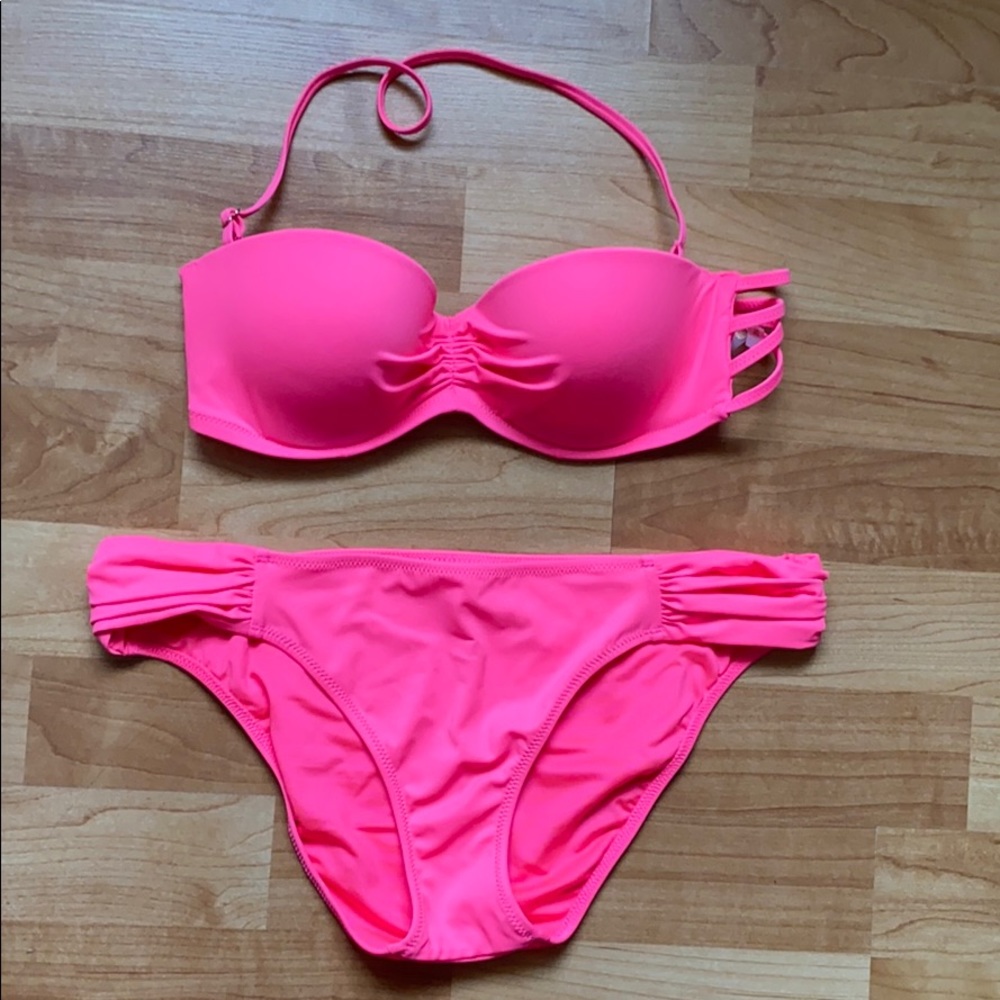 Neon Pink Bikini Set